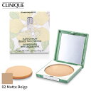 クリニーク パウダーファンデーション Clinique スーパーパウダー No.02 マット ベージュ; Premium price due to scarcity 10g メイクアップ フェイス カバー力 ホワイトデー お返し 母の日 プレゼント ギフト 2024 人気 ブランド コスメ