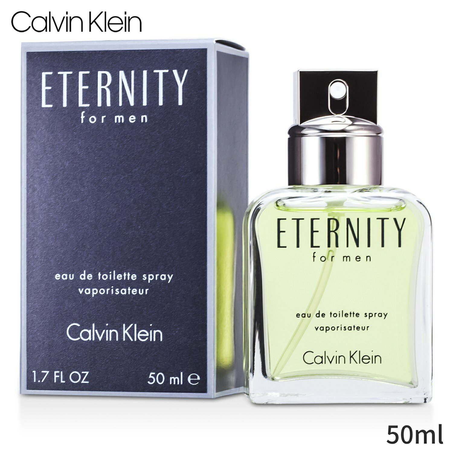 カルバンクライン 香水 Calvin Klein エタニティ オードトワレスプレー 50ml メンズ 男性用 フレグランス 父の日 プレゼント ギフト 2024 人気 ブランド コスメ