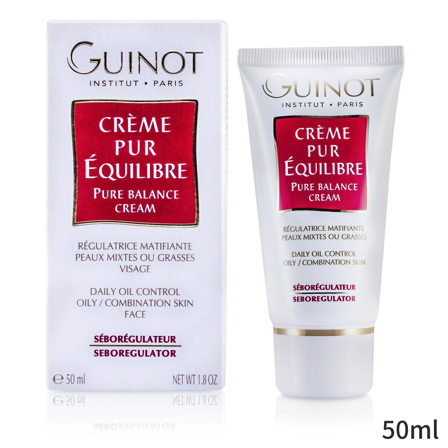 ギノー 保湿・トリートメント Guinot ピュアバランスクリーム - デイリーオイルコントロール( コンビネーション/オイリースキン ) 50ml レディース スキンケア 女性用 基礎化粧品 フェイス 母の日 プレゼント ギフト 2024 人気 ブランド コスメ