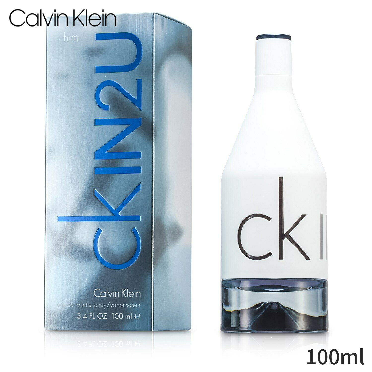 カルバンクライン 香水 Calvin Klein IN2U オードトワレスプレー 100ml メンズ 男性用 フレグランス 父の日 プレゼント ギフト 2024 人気 ブランド コスメ