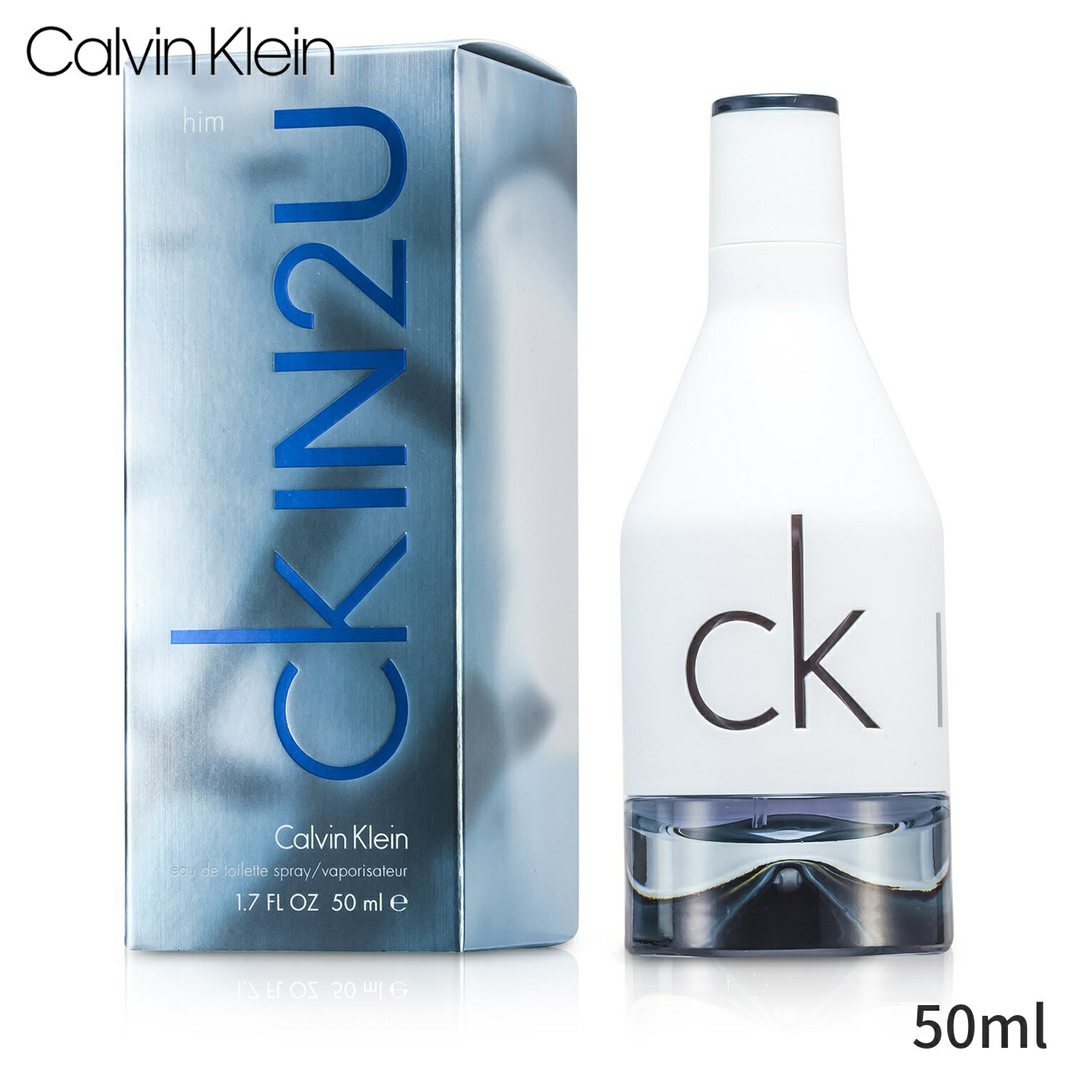 カルバンクライン 香水 Calvin Klein IN2U オードトワレスプレー 50ml メンズ 男性用 フレグランス 父の日 プレゼント ギフト 2024 人気 ブランド コスメ