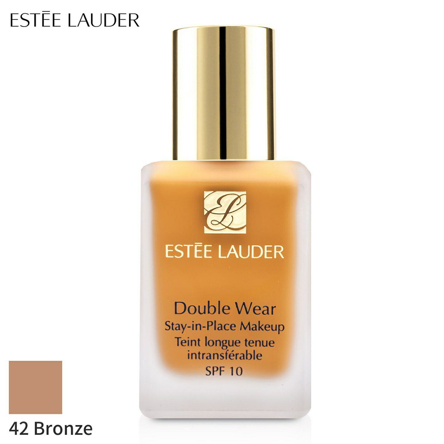 エスティローダー リキッドファンデーション Estee Lauder ダブル ウェア ステイ イン プレイス メークアップ SPF 10 - No. 42 ブロンズ (5W1) 30ml メイクアップ フェイス カバー力 バレンタイン 母の日 プレゼント ギフト 2024 人気 ブランド コスメ