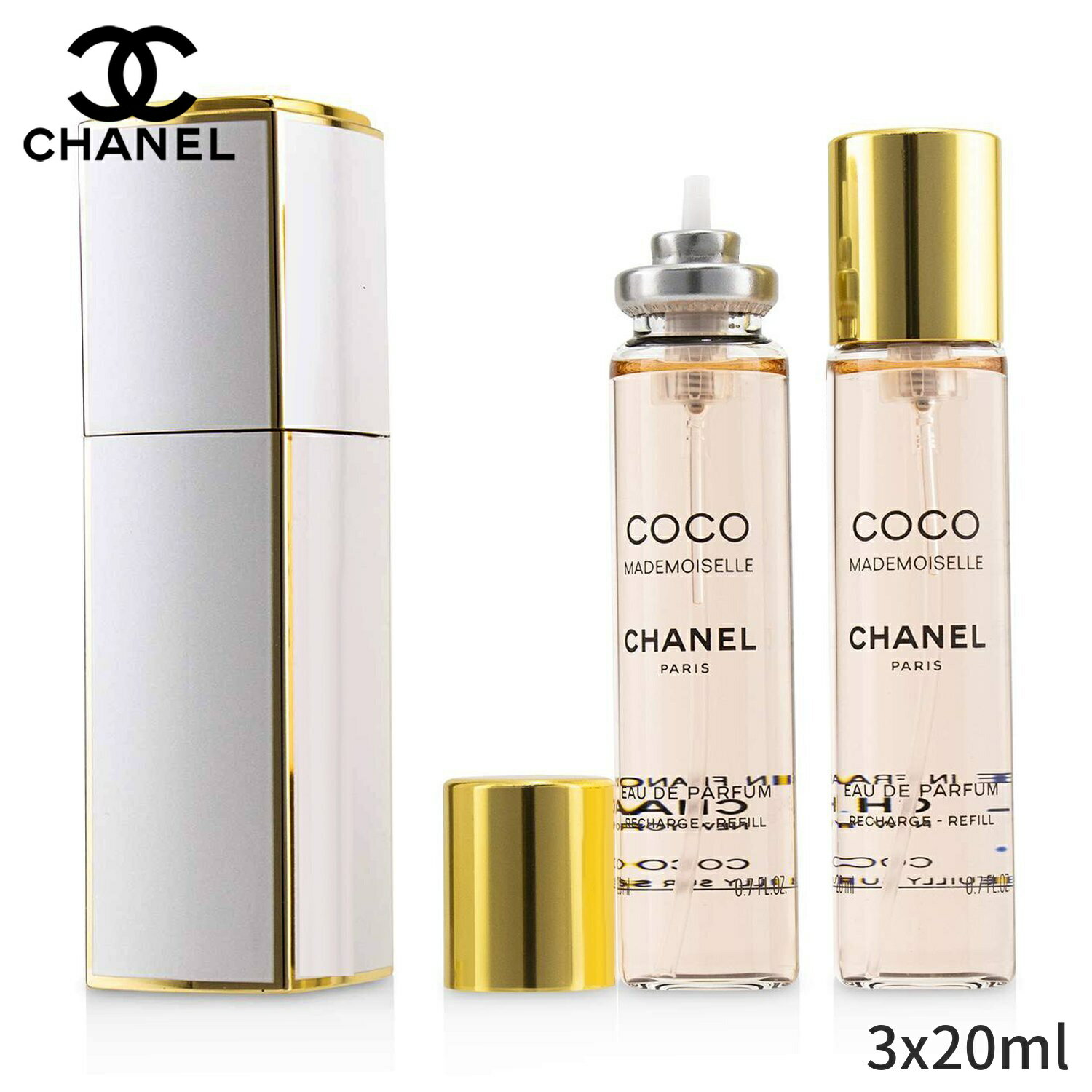 シャネル 香水 Chanel ココマドモアゼル ツイスト & スプレー EDP 3x20ml レディース 女性用 フレグランス 母の日 プレゼント ギフト 2024 人気 ブランド コスメ