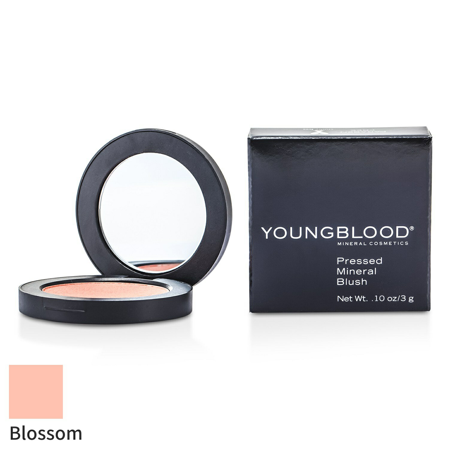 ヤングブラッド チーク Youngblood プレストミネラルブラッシュ - Blossom 3g メイクアップ フェイス ..