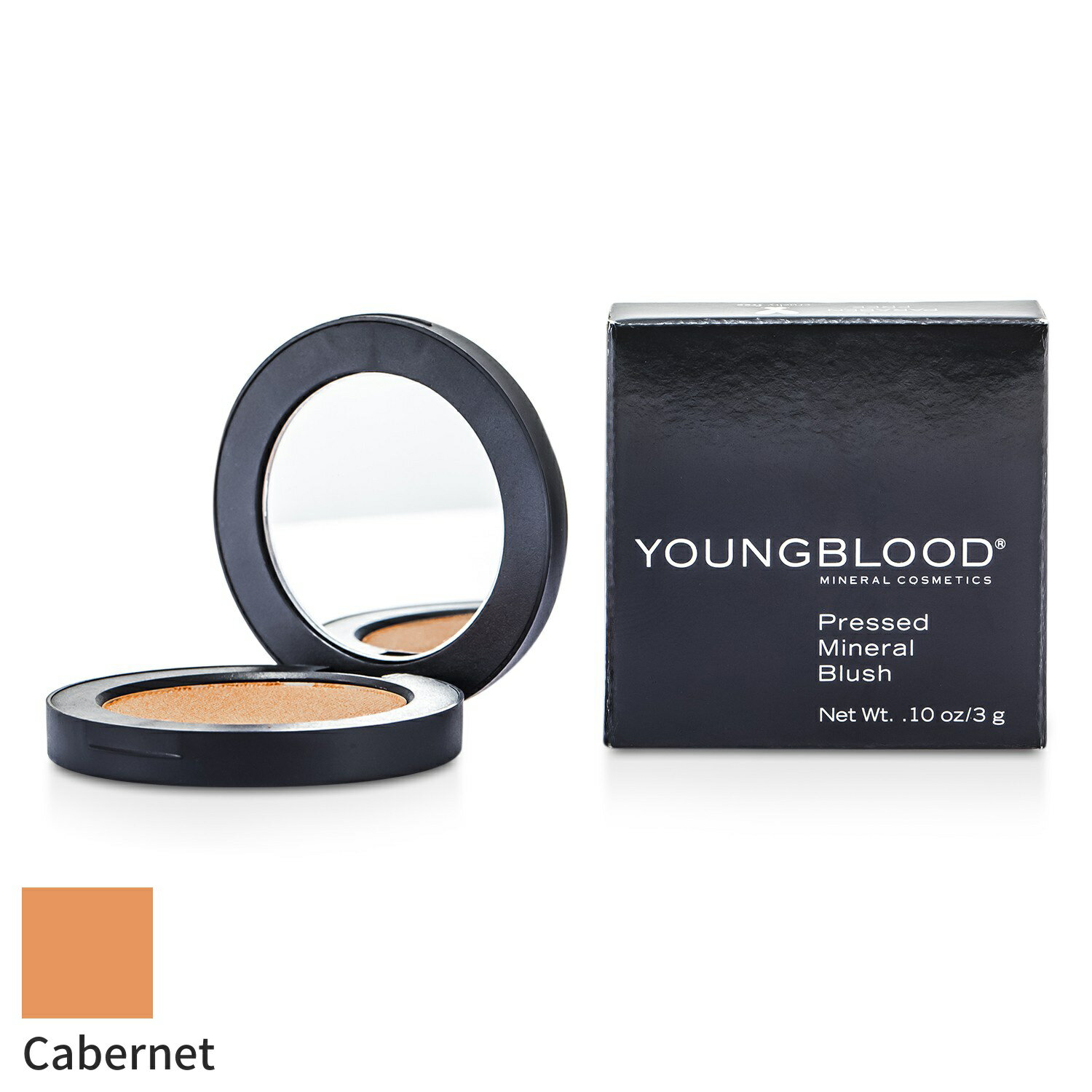 ヤングブラッド チーク Youngblood プレストミネラルブラッシュ - Cabernet 3g メイクアップ フェイス ..