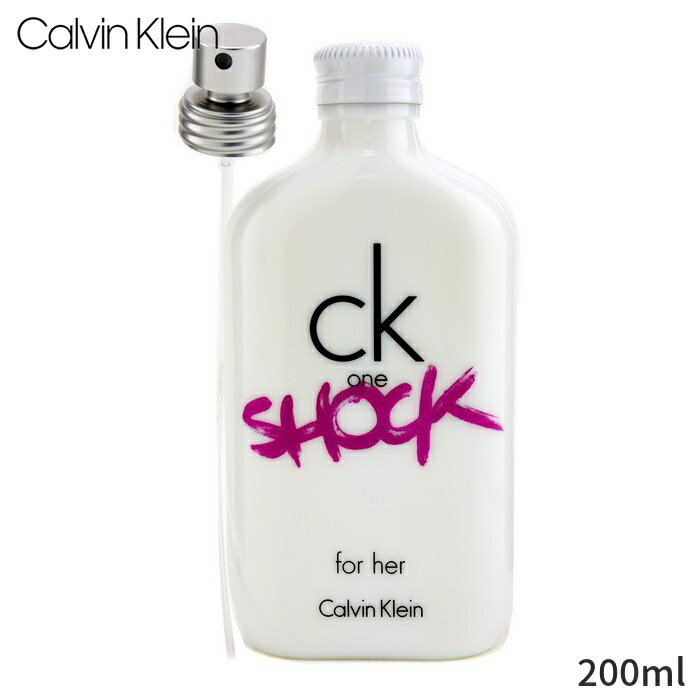 カルバンクライン 香水 Calvin Klein CK ワン ショックフォーハー EDT SP 200ml レディース 女性用 フレグランス 母の日 プレゼント ギフト 2024 人気 ブランド コスメ