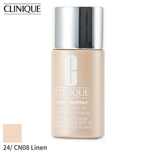 クリニーク リキッドファンデーション Clinique イーブン ベター メークアップ SPF15 (乾燥 混合肌, 混合 脂性肌) - No. 24/ CN08 リネン 30ml メイクアップ フェイス カバー力 バレンタイン 母の日 プレゼント ギフト 2024 人気 ブランド コスメ