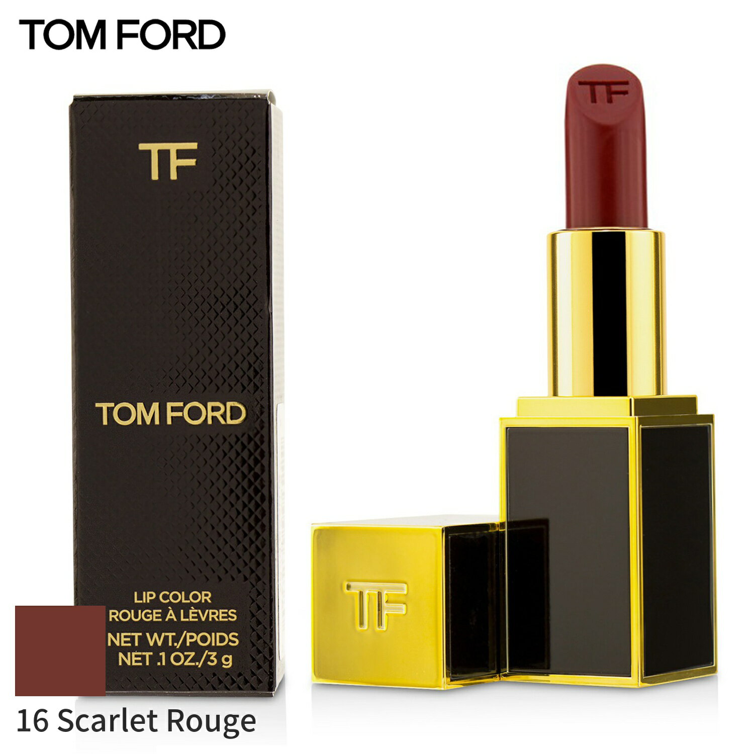 gtH[h bvXeBbN Tom Ford g bvJ[ - # 16 Scarlet Rouge 3g CNAbv bv ɂ ̓ v[g Mtg 2024 lC uh RX