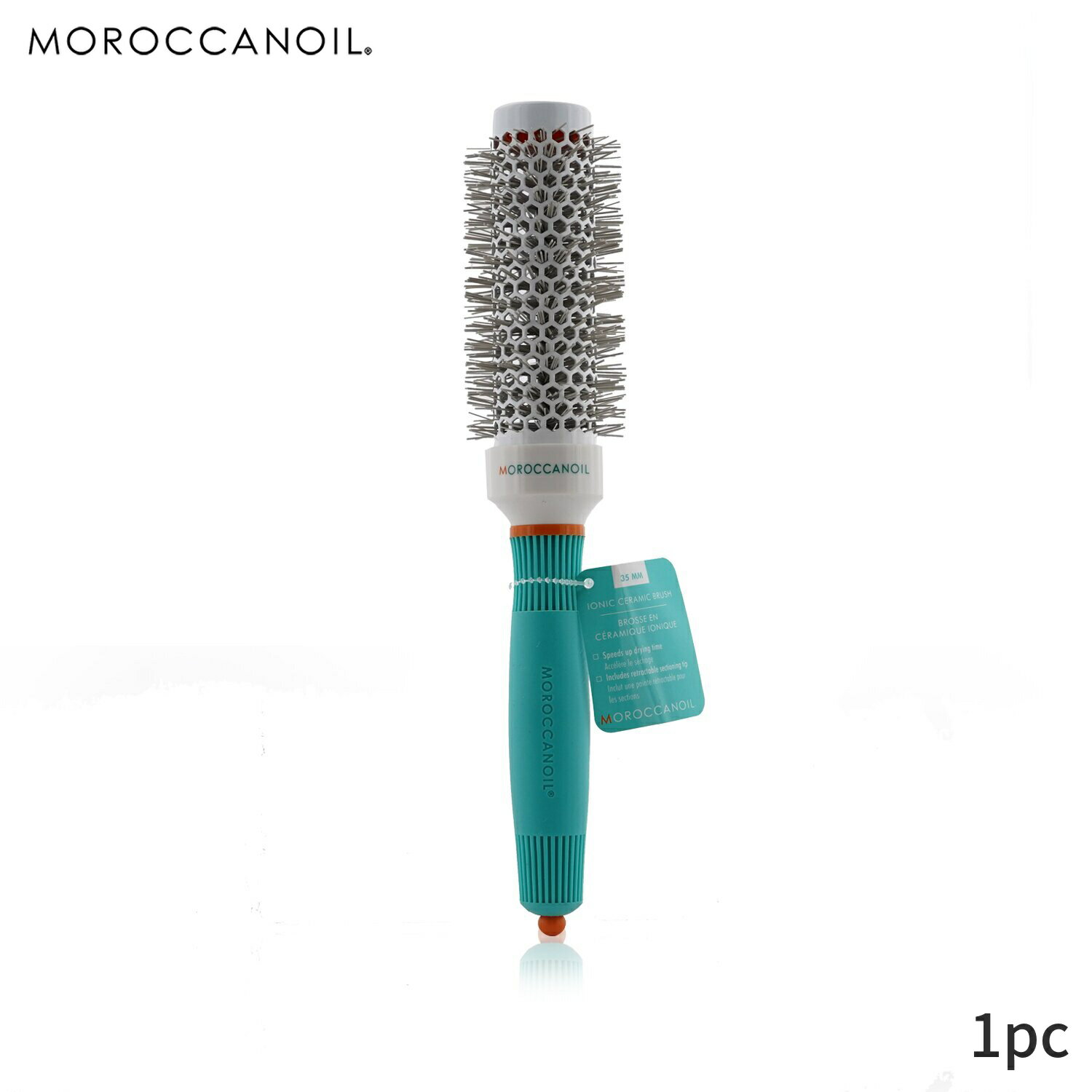 楽天BeautyLover楽天市場店モロッカンオイル ヘアブラシ Moroccanoil くし イオニック セラミック サーマル35mm ラウンド ブラシ 1pc ヘアケア アクセサリー 母の日 プレゼント ギフト 2024 人気 ブランド コスメ