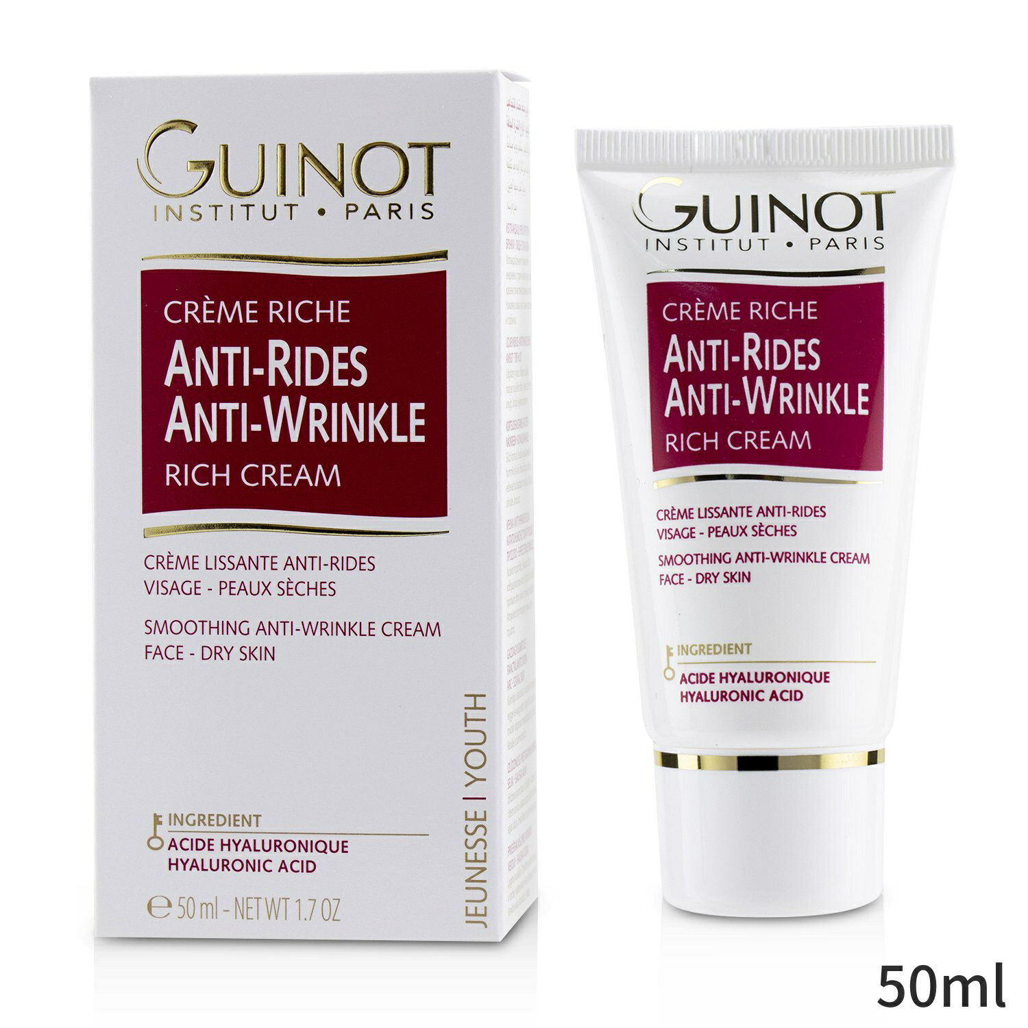 ギノー 保湿・トリートメント Guinot アンチリンクル リッチクリーム (ドライスキン) 50ml レディース スキンケア 女性用 基礎化粧品 フェイス 母の日 プレゼント ギフト 2024 人気 ブランド コスメ