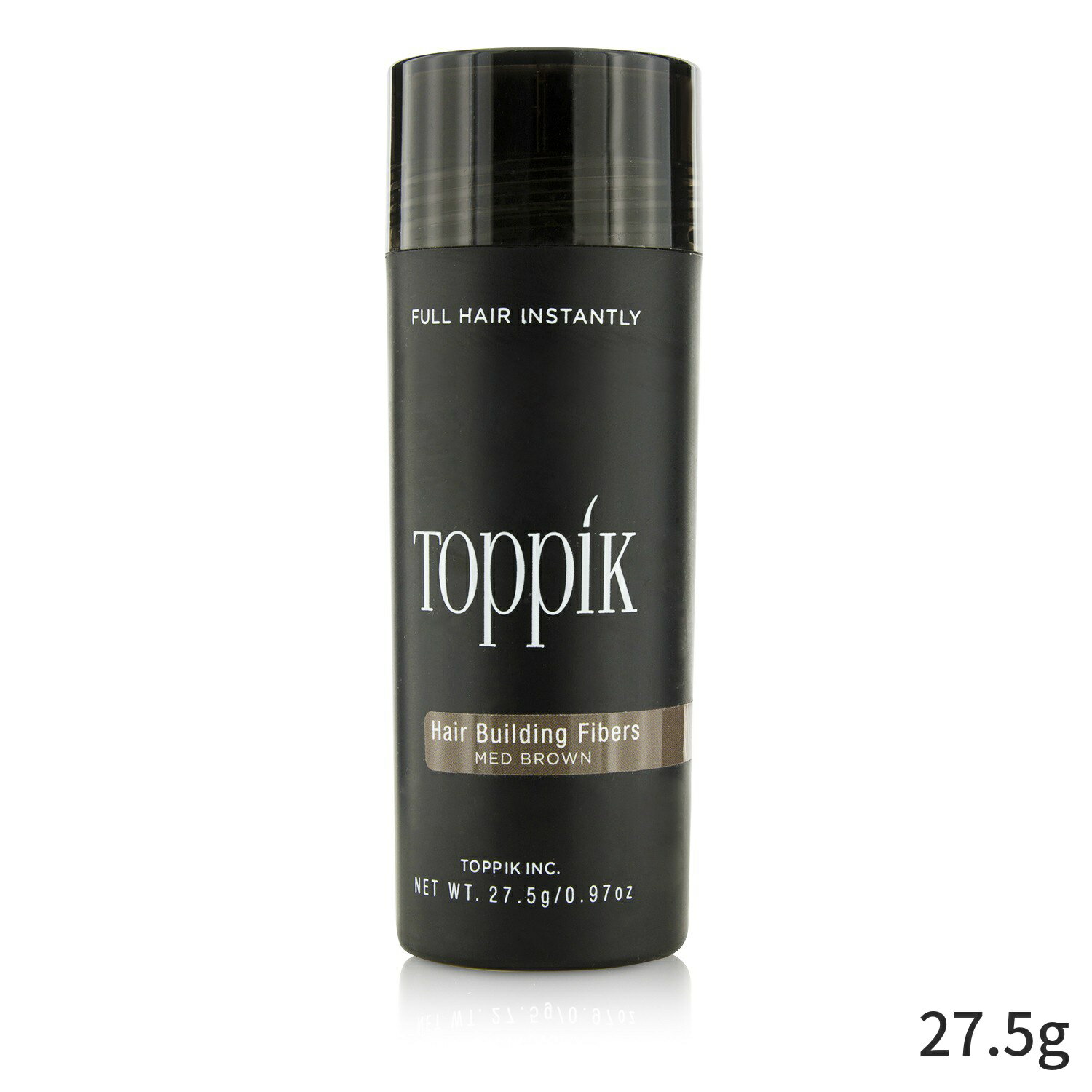 トピック ヘアファイバー Toppik 薄毛隠し パウダー ヘアビルディング ファイバー - # ミディアムブラウン 27.5g スタイリング 整髪料 母の日 プレゼント ギフト 2024 人気 ブランド コスメ