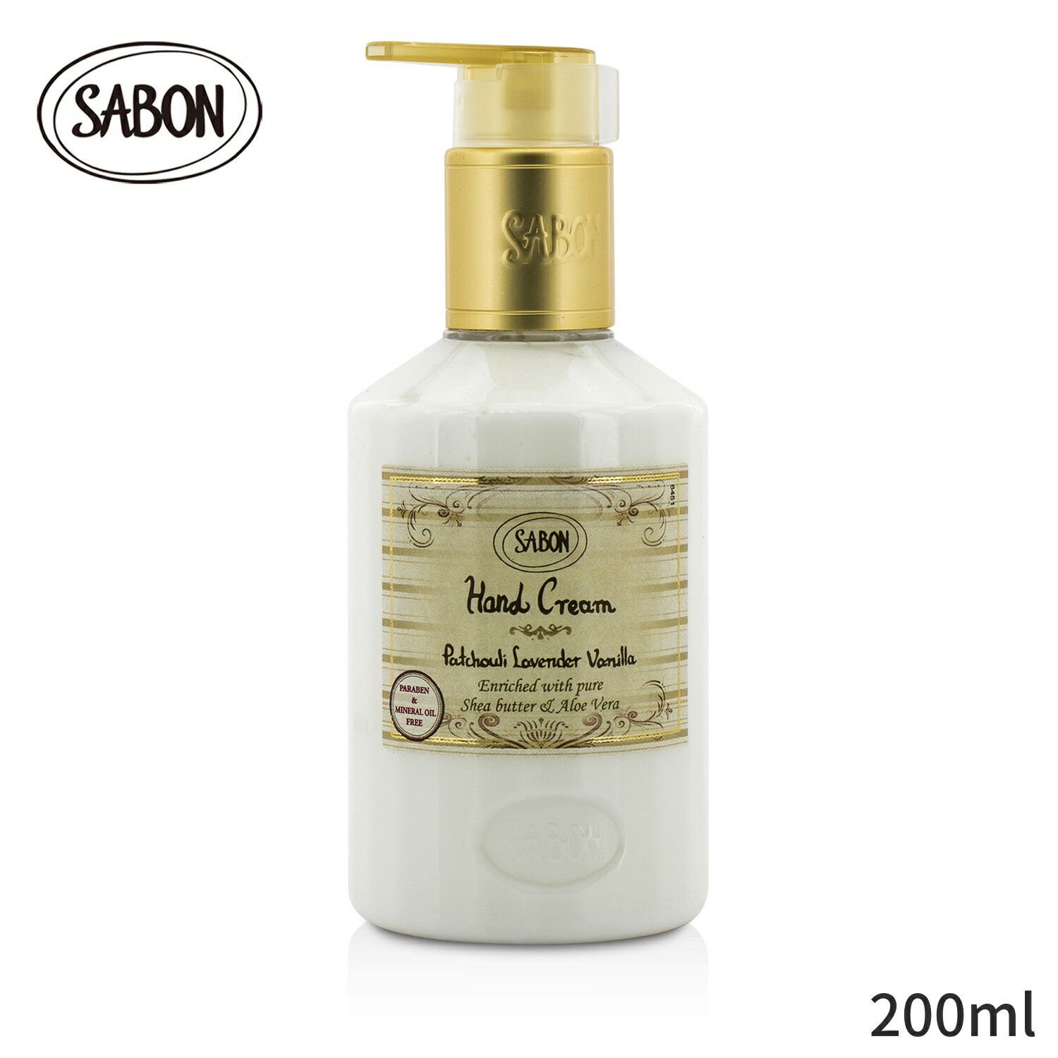 サボン サボン ハンドクリーム Sabon 手荒れ ハンド クリーム - Patchouli Lavender Vanilla 200ml レディース スキンケア 女性用 基礎化粧品 ボディ 母の日 プレゼント ギフト 2024 人気 ブランド コスメ