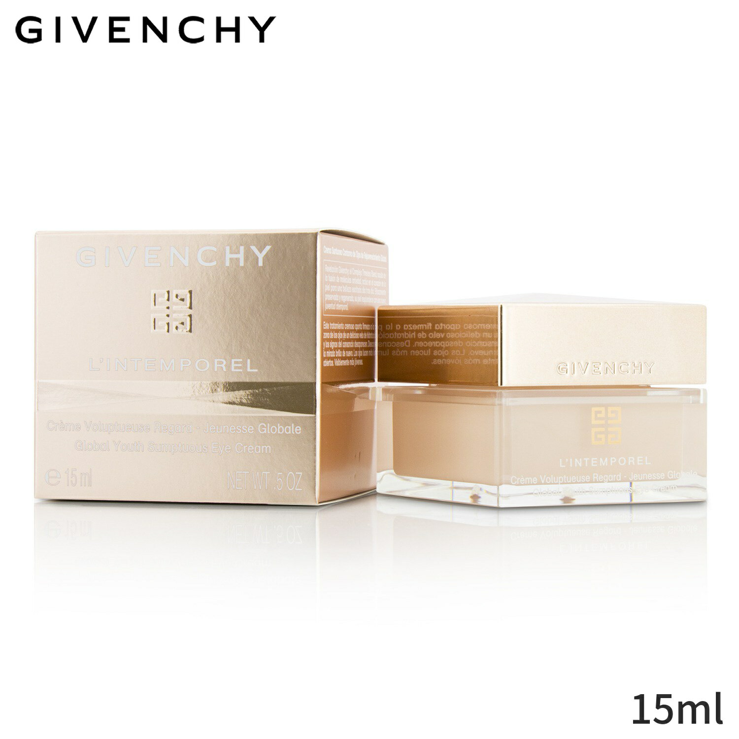 ジバンシィ アイケア Givenchy リンテンポレル グローバル ユース サンプトゥス アイ クリーム 15ml レディース スキンケア 女性用 基礎化粧品 アイ・リップ 母の日 プレゼント ギフト 2024 人気 ブランド コスメ