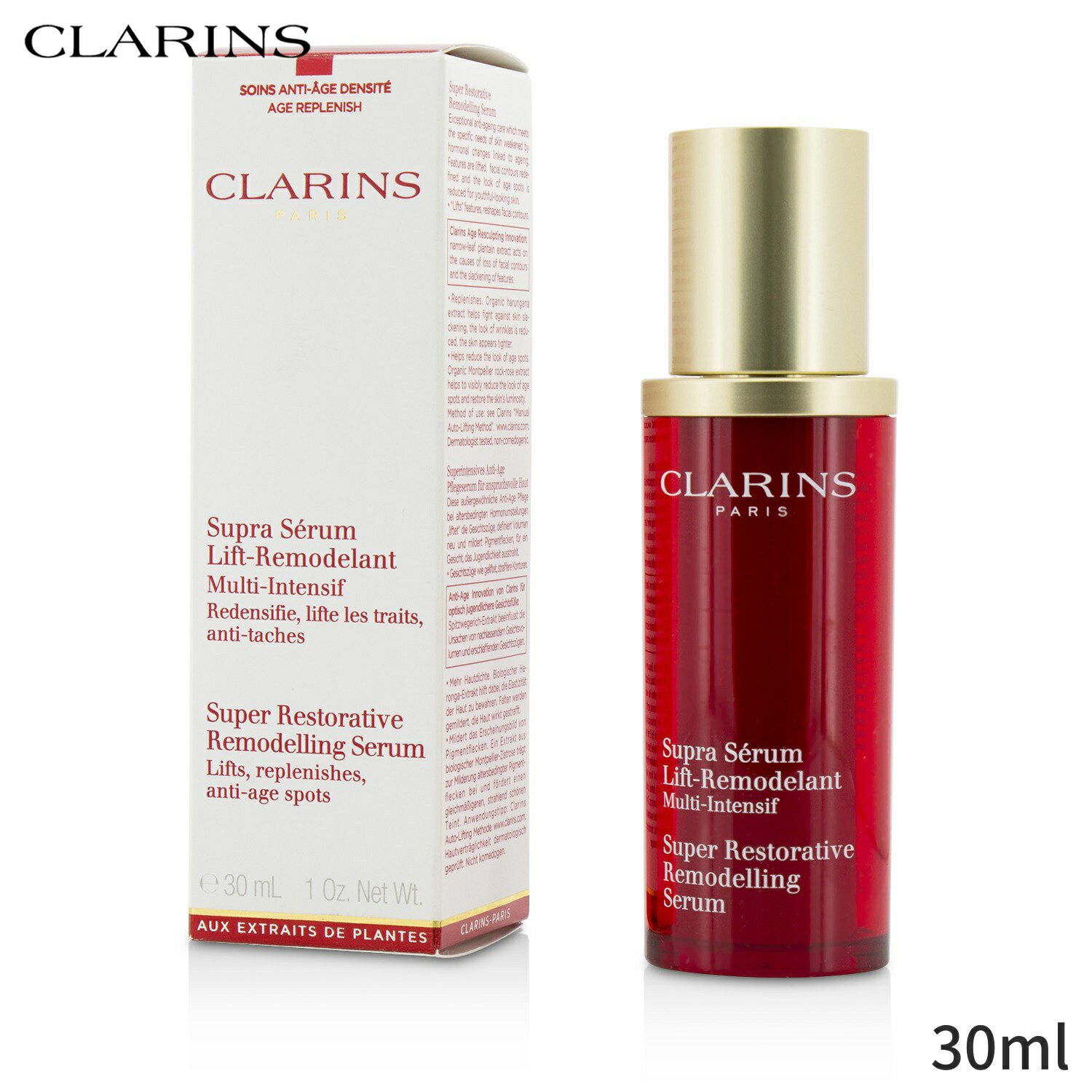 クラランス 美容液 Clarins スーパー リストラティブ リモデリング セラム 30ml レディース スキンケア..