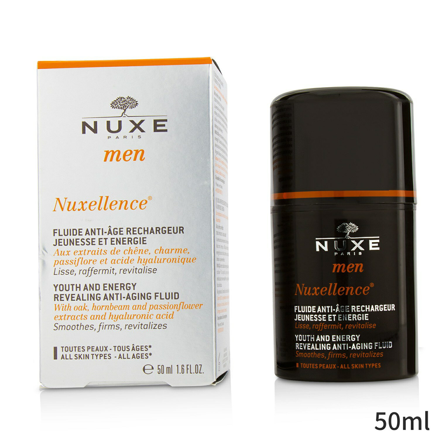 ニュクス ニュクス 保湿・トリートメント Nuxe メン ニュクセレンス ユース&エナジー リビーリング フルイド 50ml メンズ スキンケア 男性用 基礎化粧品 フェイス 父の日 プレゼント ギフト 2024 人気 ブランド コスメ