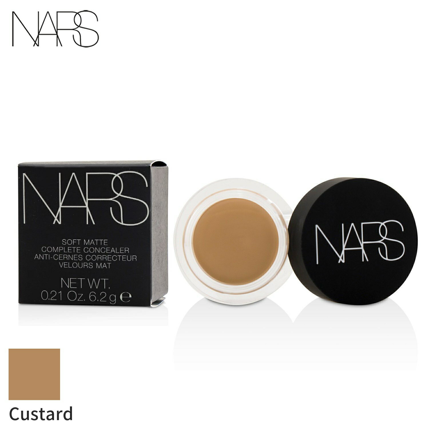 NARS RV[[ i[Y \tg }bg Rv[g - # Custard (Medium 1) 6.2g CNAbv tFCX N} ̓ v[g Mtg 2024 lC uh RX