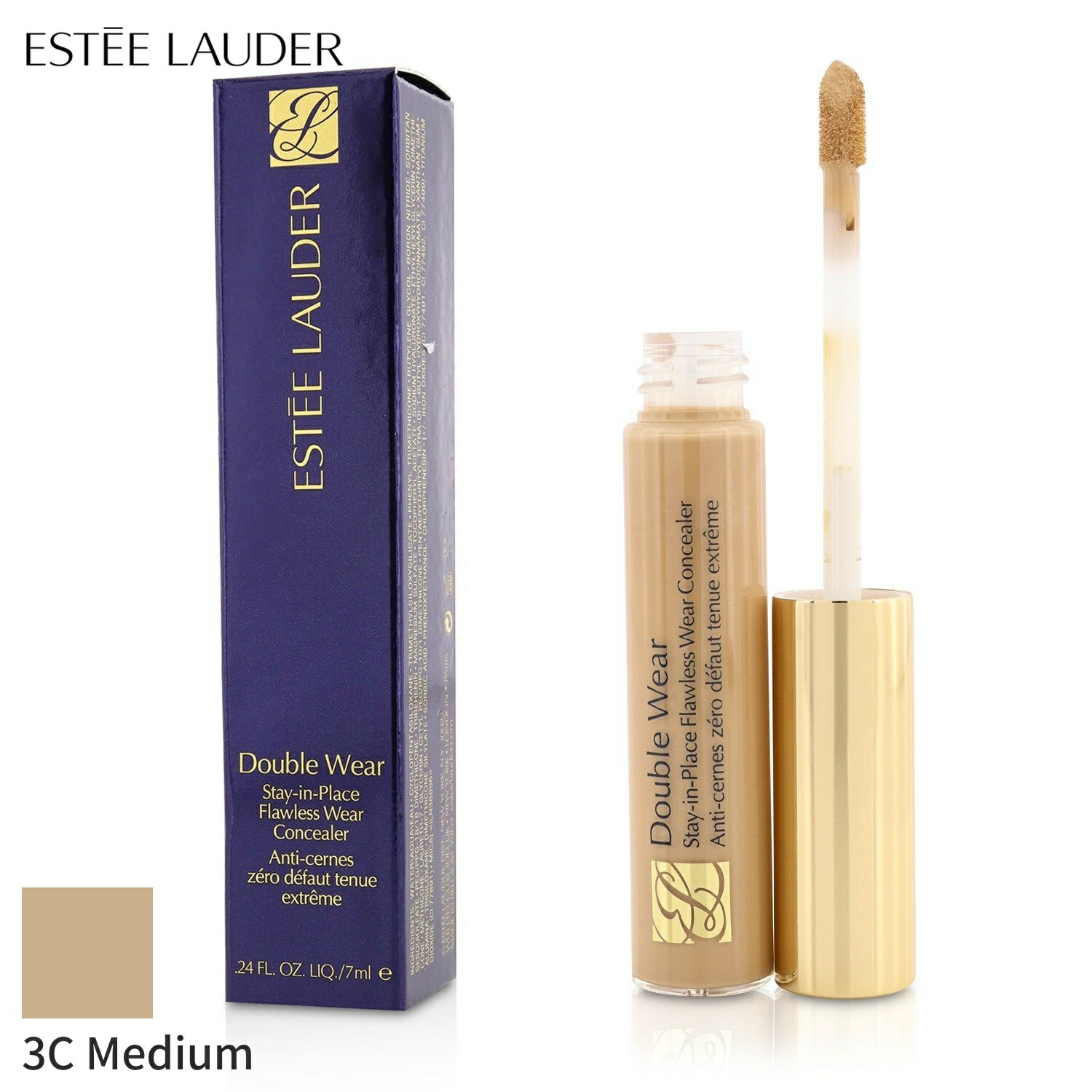 エスティローダー コンシーラー Estee Lauder ダブル ウェア ステイ イン プレイス フローレス - # 3C ..