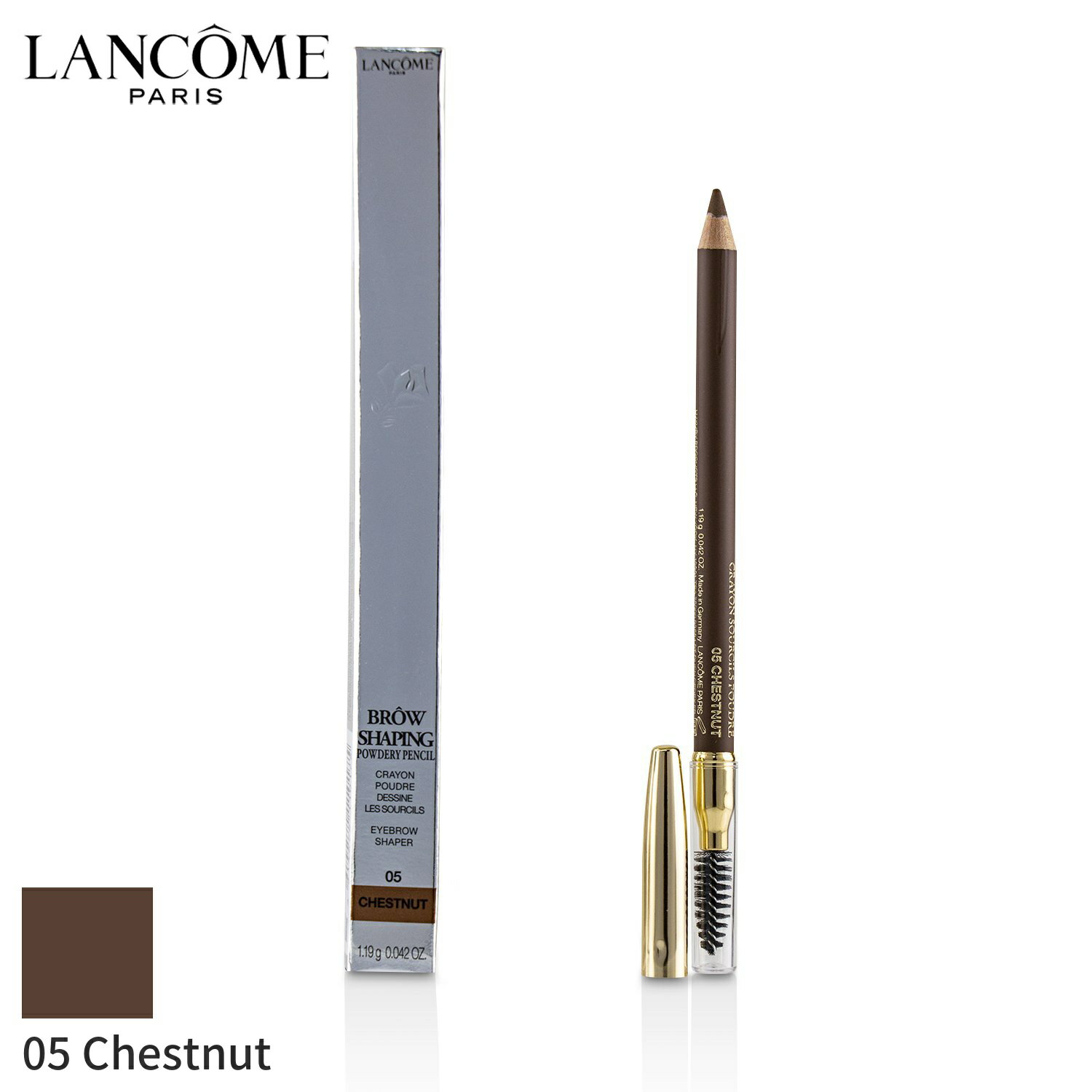 ランコム アイブロウ Lancome ブロウ シェーピング パウダー ペンシル - # 05 Chestnut 1.19g メイクア..