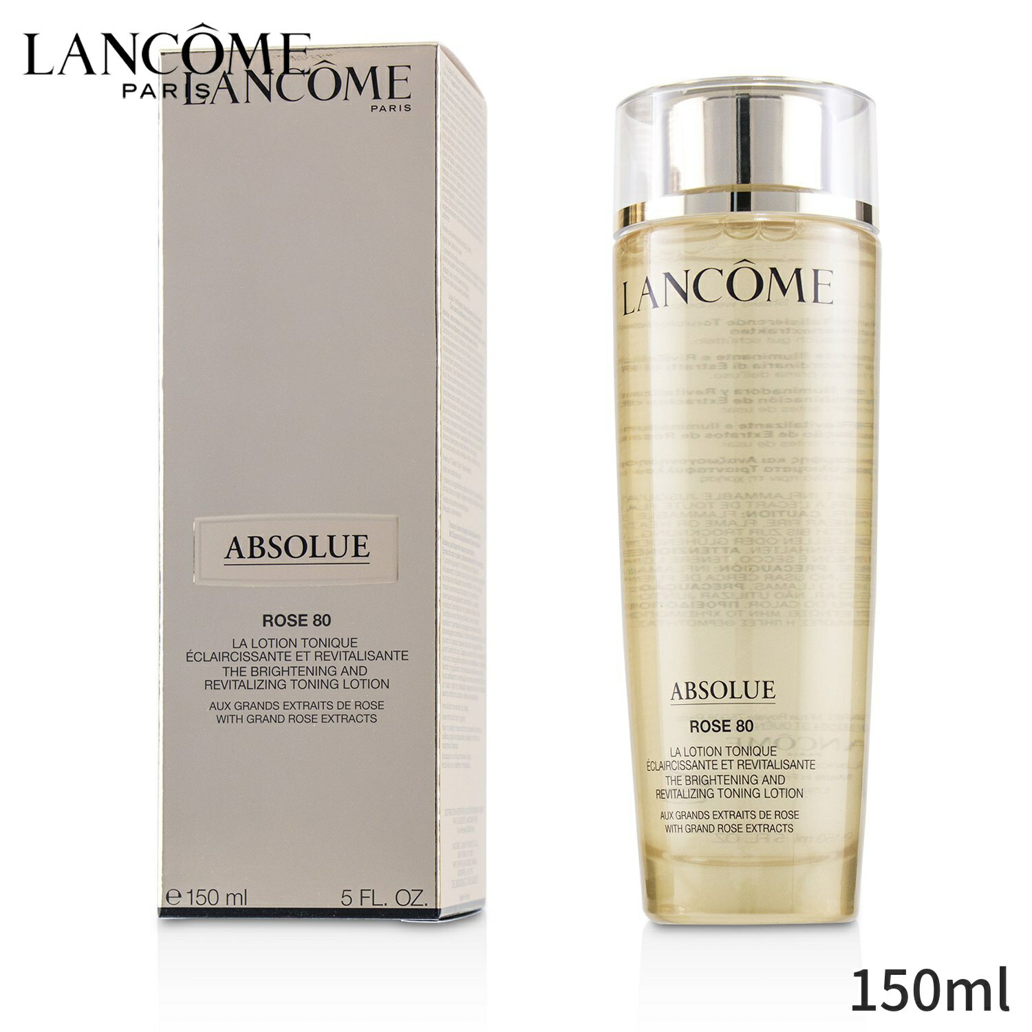 ランコム 化粧水・ミスト Lancome アブソリュ ローズ 80 ザ ブライトニング & リバイタライジング トーニング ローション 150ml レディース スキンケア 女性用 基礎化粧品 フェイス 母の日 プレゼント ギフト 2024 人気 ブランド コスメ