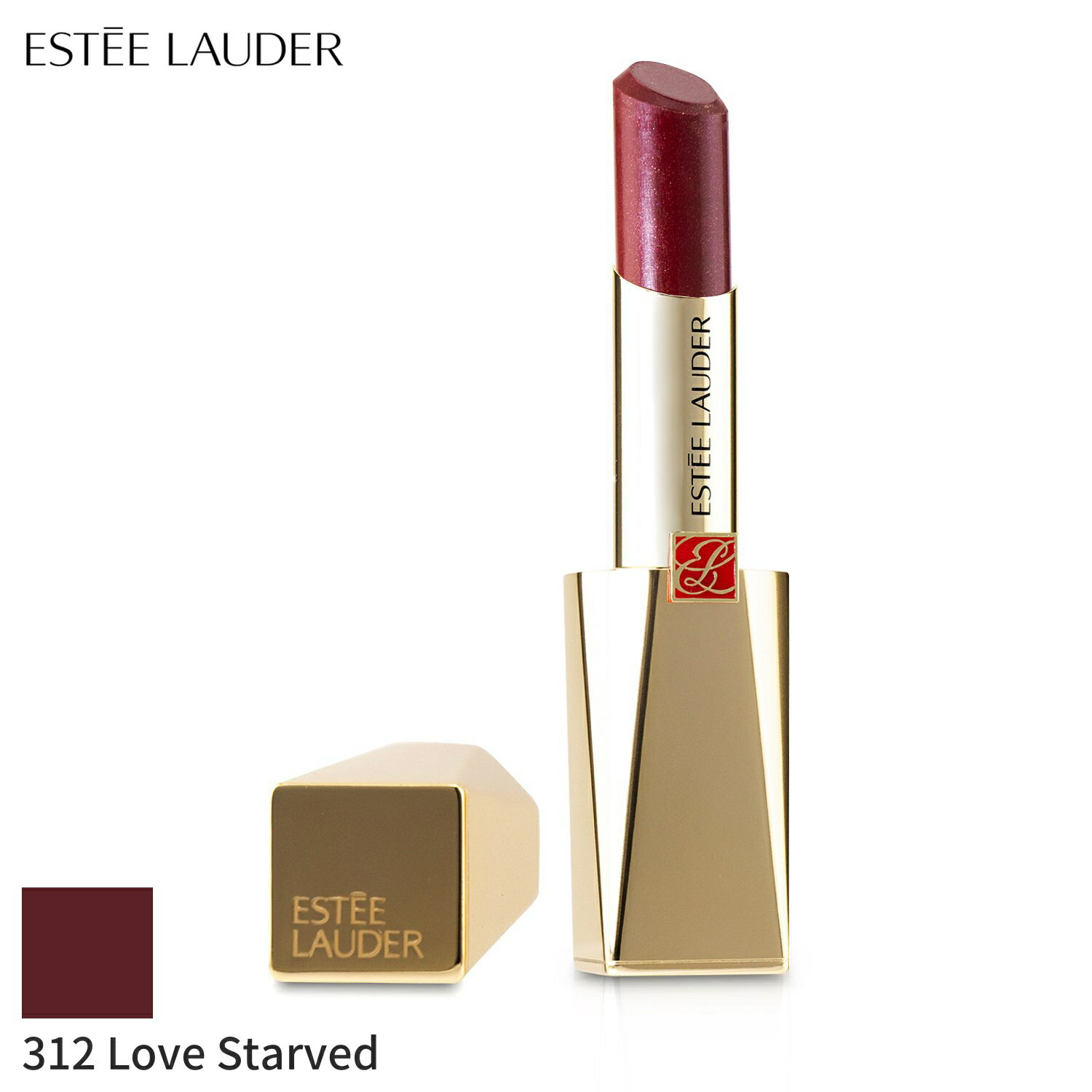 エスティローダー 口紅 エスティローダー リップスティック Estee Lauder 口紅 ピュア カラー デザイア ルージュ エクセス - # 312 Love Starved (Chrome) 3.1g メイクアップ リップ 落ちにくい 母の日 プレゼント ギフト 2024 人気 ブランド コスメ