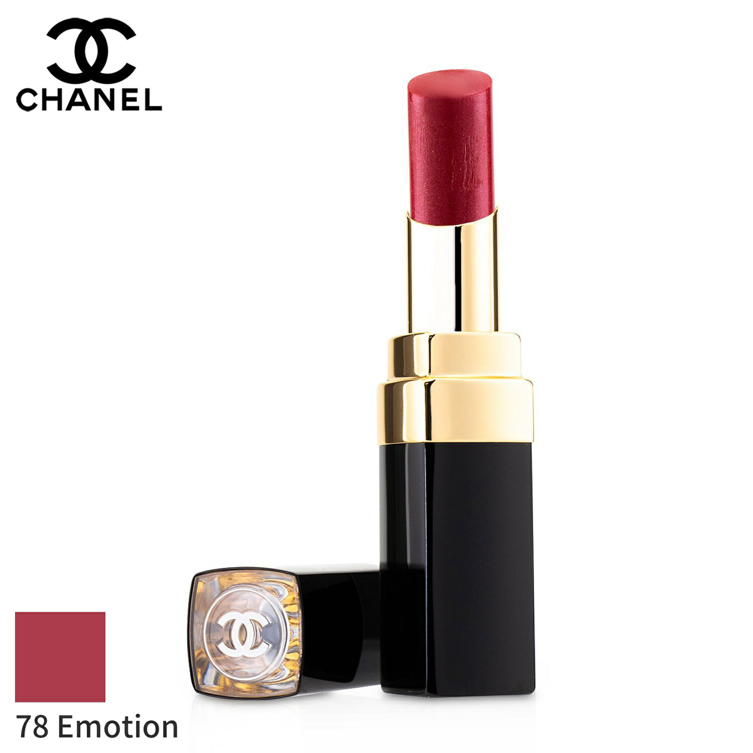 シャネル リップスティック Chanel 口紅 ルージュ ココ フラッシュ - 78 エモシオン 3g メイクアップ リップ 落ちにくい 母の日 プレゼント ギフト 2024 人気 ブランド コスメ