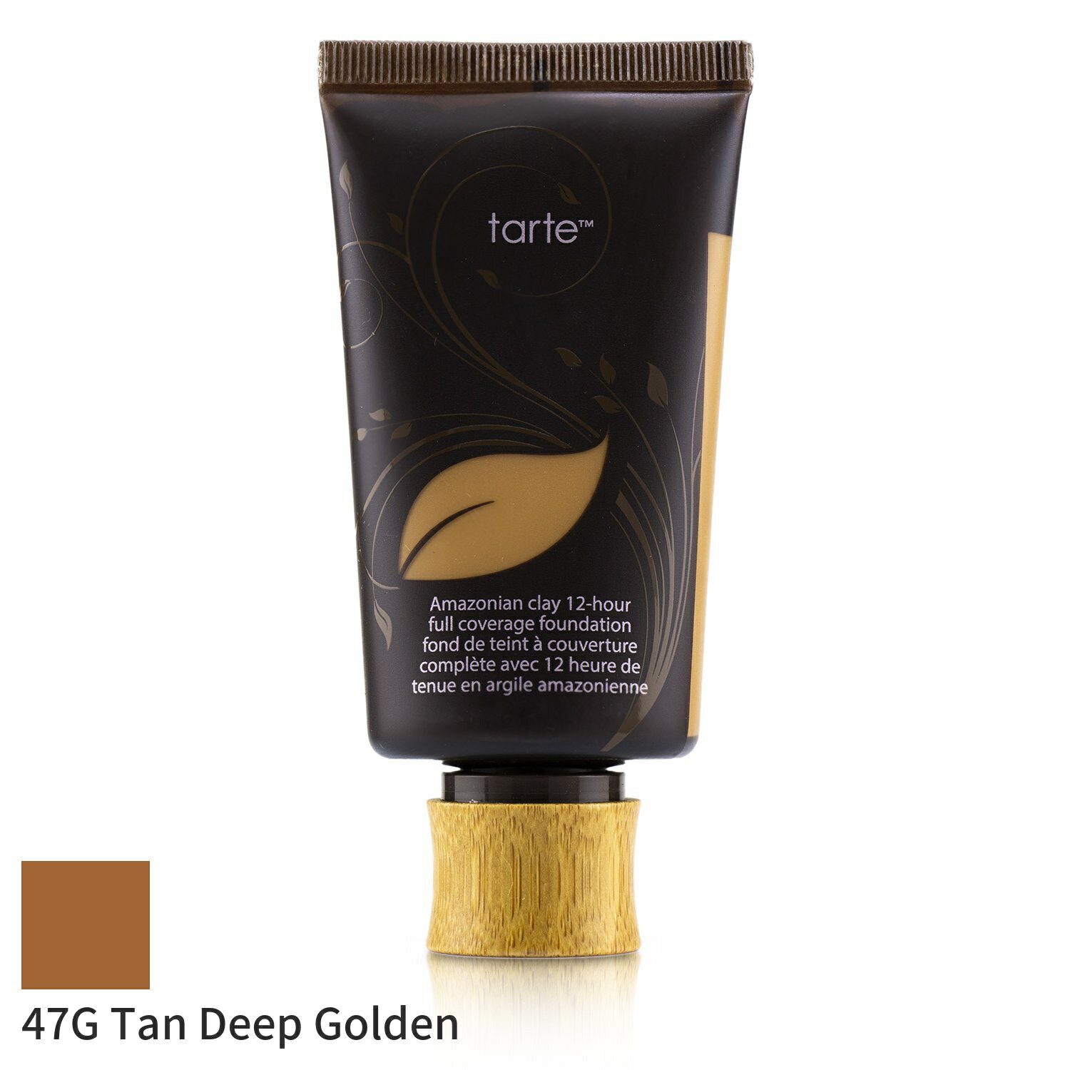 タルト リキッドファンデーション Tarte アマゾン クレー 12 アワー フル カバレッジ ファンデーション - 47G Tan Deep Golden 50ml メイクアップ フェイス カバー力 母の日 プレゼント ギフト 2024 人気 ブランド コスメ