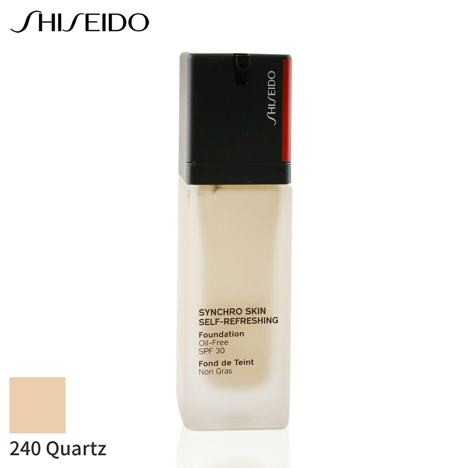 資生堂 リキッドファンデーション Shiseido シンクロ スキン セルフ リフレッシング ファンデーション SPF 30 - # 240 Quartz 30ml メイクアップ フェイス カバー力 母の日 プレゼント ギフト 2023 人気 ブランド コスメ