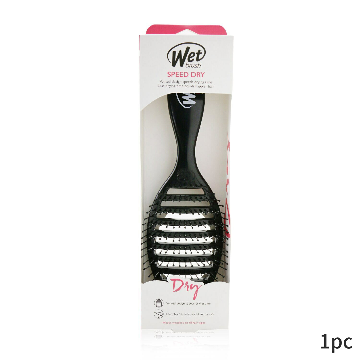 ウェットブラシ ヘアブラシ Wet Brush くし スピードドライ ディタングラー - # ブラック 1pc ヘアケア..