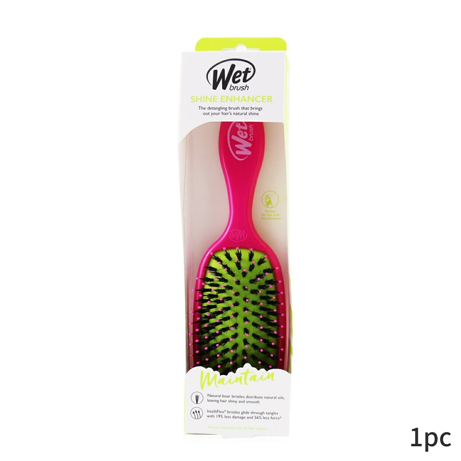 ウェットブラシ ヘアブラシ Wet Brush くし シャイン エンハンサー - # ピンク 1pc ヘアケア アクセサ..