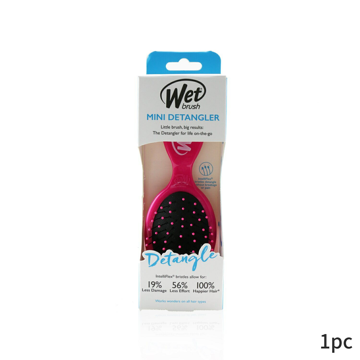 楽天BeautyLover楽天市場店ウェットブラシ ヘアブラシ Wet Brush くし ミニ ディタングラー - # ピンク 1pc ヘアケア アクセサリー 母の日 プレゼント ギフト 2024 人気 ブランド コスメ