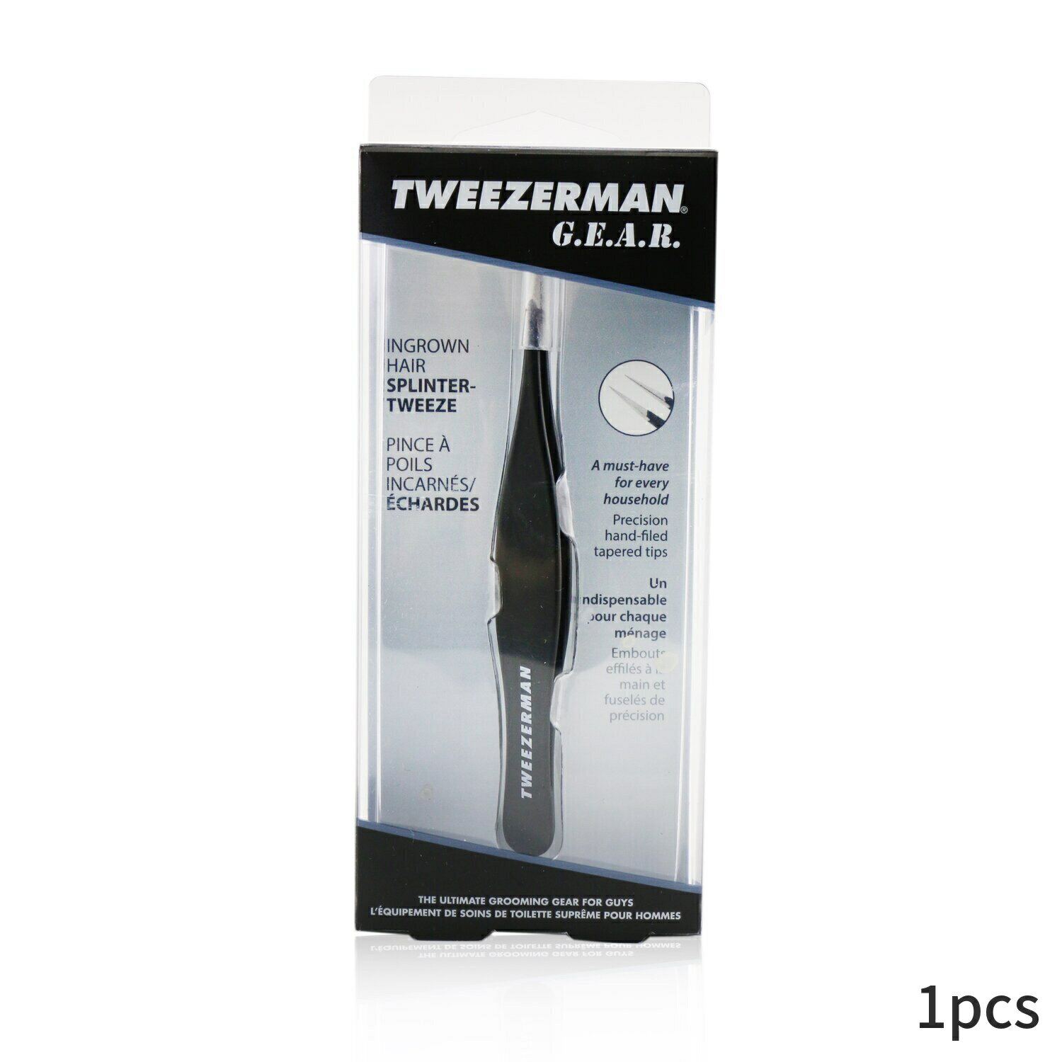 ツィーザーマン アクセサリー Tweezerman GEAR イングロウヘアー スプリンター ツイーザー 1pcs メンズ..