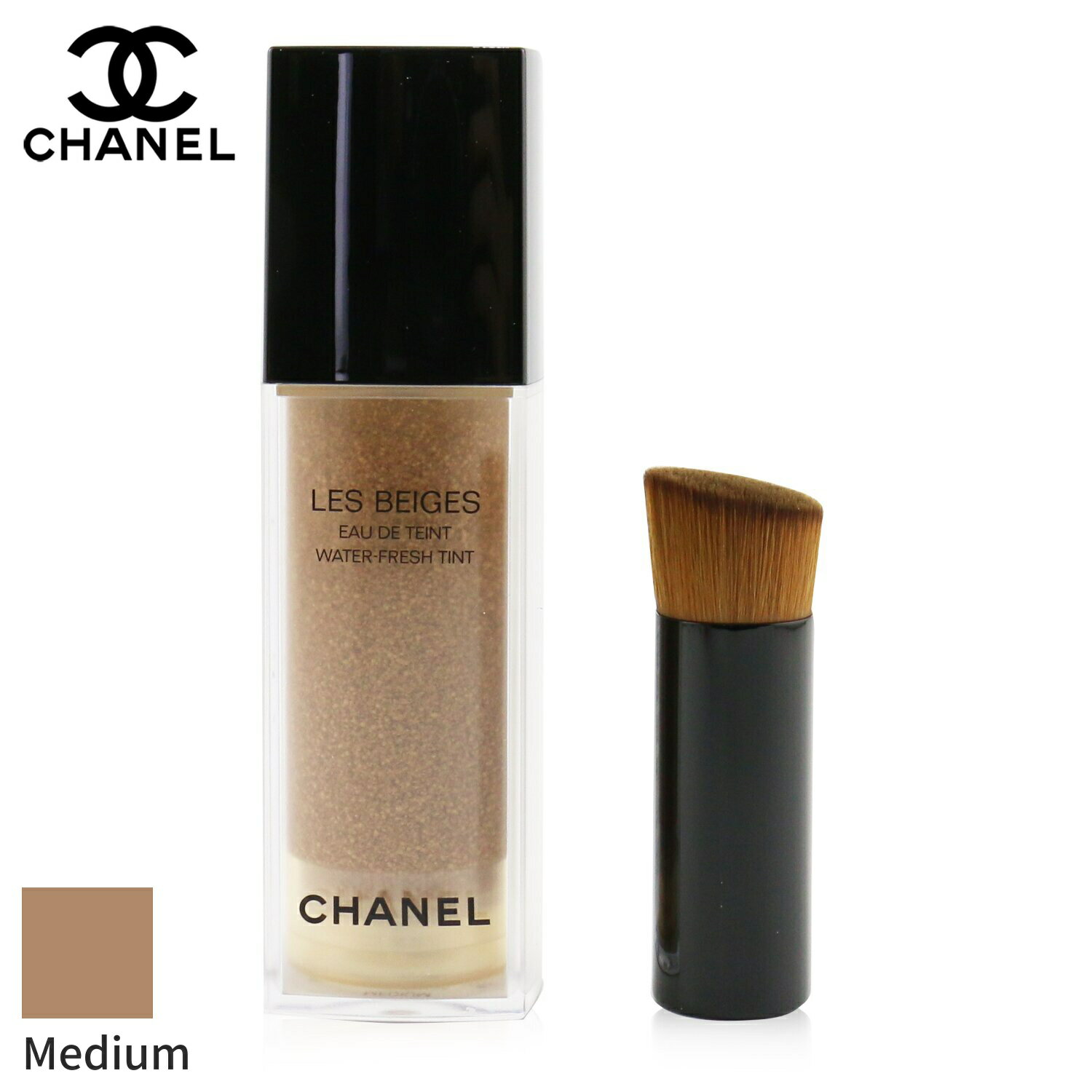 シャネル リキッドファンデーション Chanel レ ベージュ オー デ テイント ウォーター フレッシュ ティント - # Medium 30ml メイクアップ フェイス カバー力 母の日 プレゼント ギフト 2024 人気 ブランド コスメ