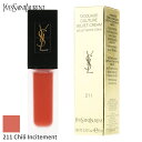 イヴサンローラン リップスティック Yves Saint Laurent 口紅 タトワージュ クチュール ベルベットクリーム - # 211 チリ インサイトメント 6ml メイクアップ リップ 落ちにくい ホワイトデー お返し 母の日 プレゼント ギフト 2024 人気 ブランド コスメ