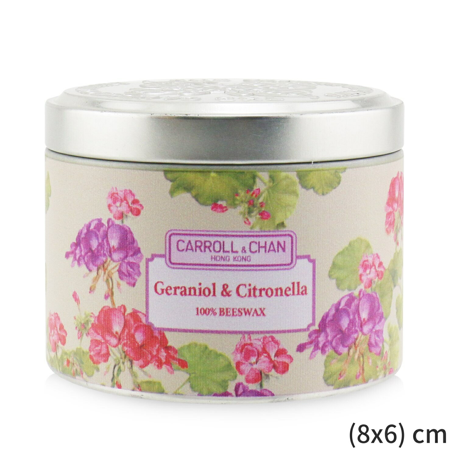 キャンドルキャロル チャン キャンドル Carroll Chan フレグランスキャンドル おしゃれ 可愛い 100 Beeswax Tin Candle - Geraniol Citronella (8x6) cm ホームフレグランス 母の日 プレゼント ギフト 2024 人気