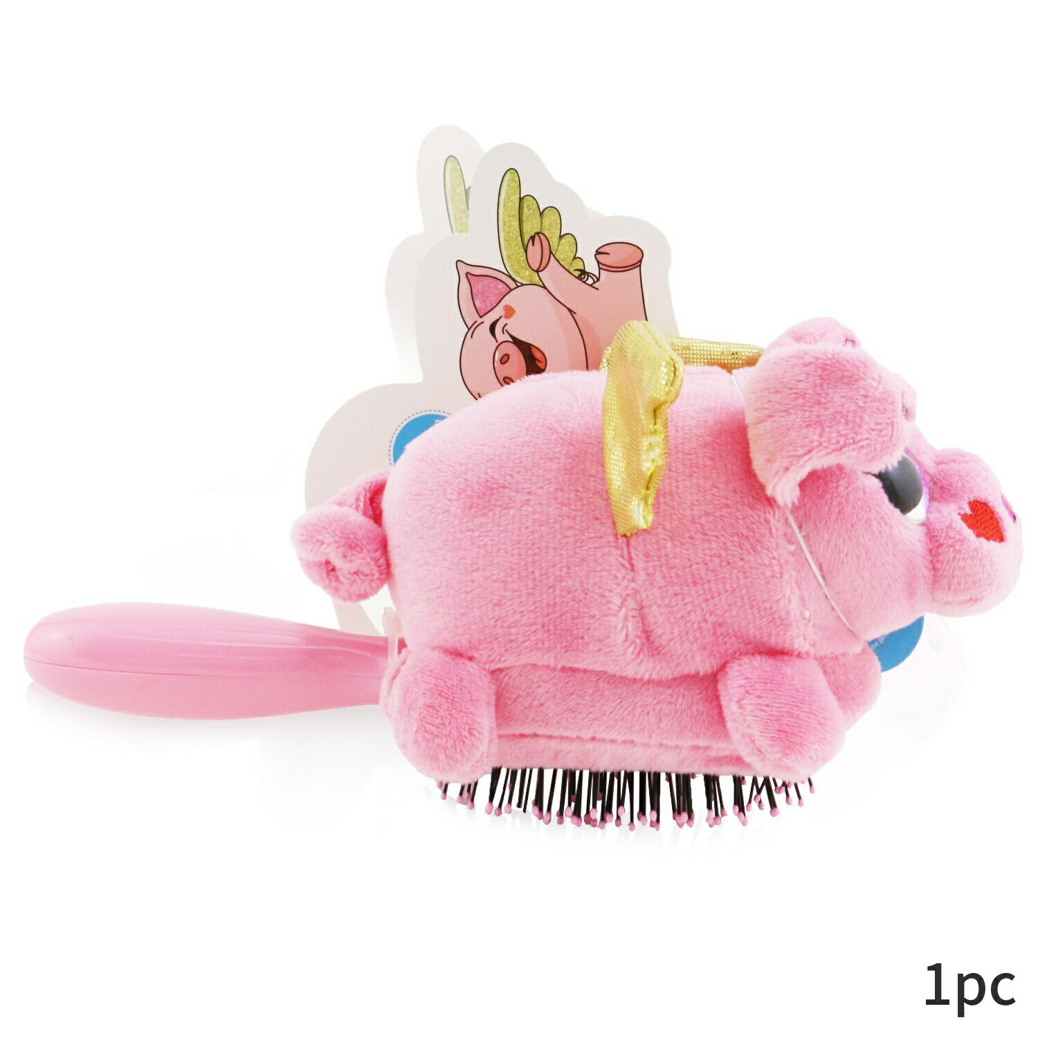 ウェットブラシ ヘアブラシ Wet Brush くし Plush - # Flying Pig 1pc ヘアケア アクセサリー 母の日 ..