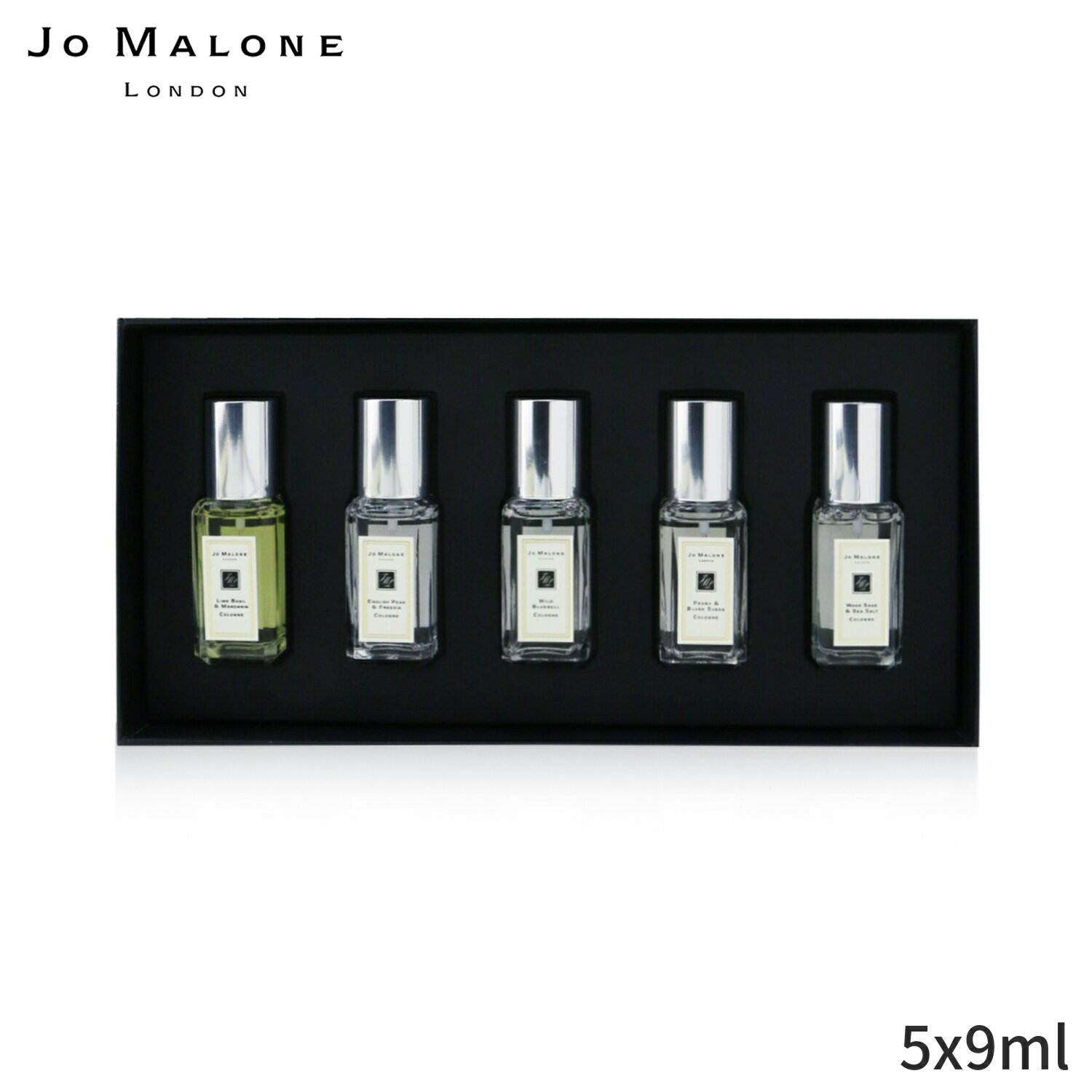 ジョーマローン セット＆コフレ Jo Malone ギフトセット Cologne Collection: Lime Basil & Mandarin, English Pear Freesia, Wild Bluebell, Peony Blush Suede, Wood Sage &Sea Salt 5x9ml レディース 女性用 お試し フレグランスセット おしゃれ 母の日