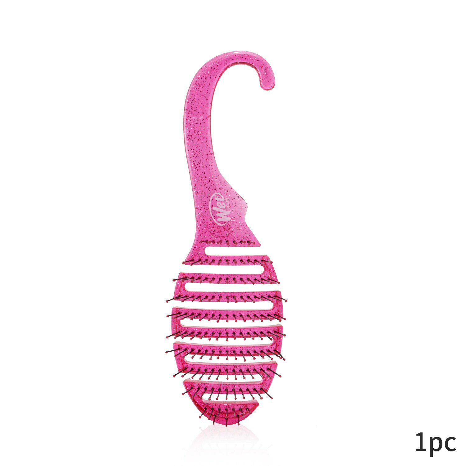ウェットブラシ ヘアブラシ Wet Brush くし Shower Detangler - # Pink Glitter 1pc ヘアケア アクセサ..
