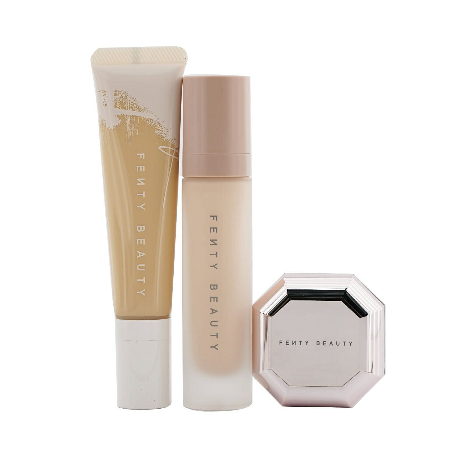 tFeBr[eB[byA[i ZbgRt Fenty Beauty by Rihanna MtgZbg vtBgA nCh[eBO RvbNX LbgBt@f[V 32ml + vC}[ CX^g ^b` ZbeBO pE_[ 7.8g - #140 3pcs