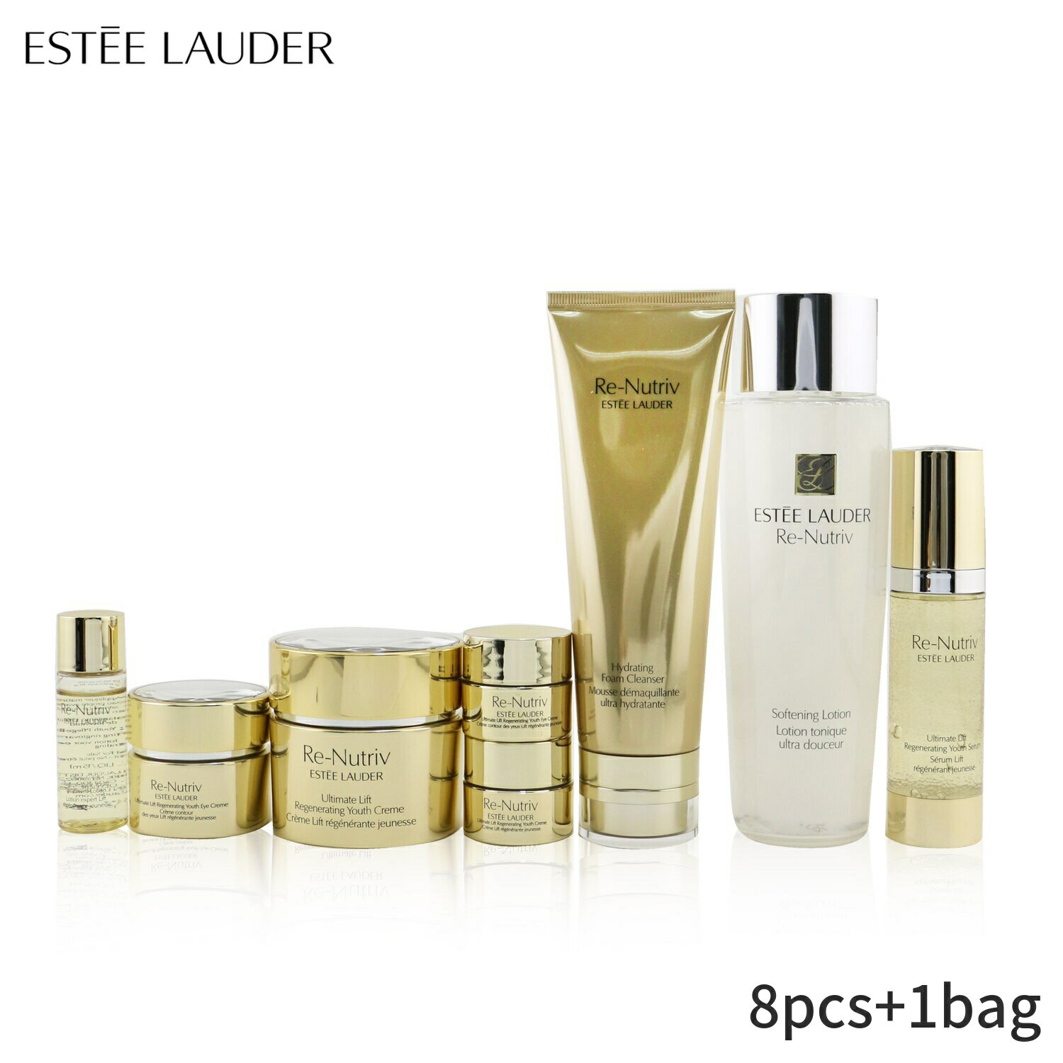 エスティ ローダー コフレ エスティローダー セット＆コフレ Estee Lauder ギフトセット 【ザ シークレット オブ インフィニット ビューティー アルティメイト リフト トラベル コレクション】クリーム 50ml+ セラム 30ml+ アイ クリーム 15ml+ ソフティング ローション 250ml 8pcs+1bag レディース