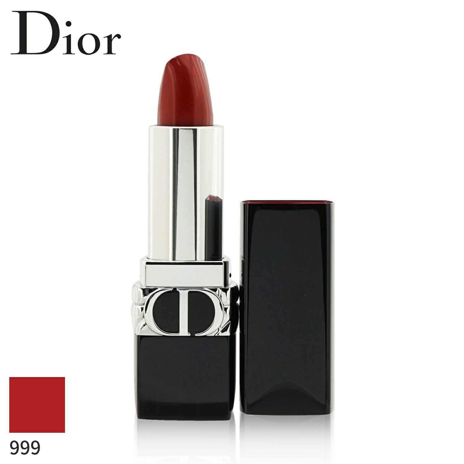 ディオール クリスチャンディオール リップスティック Christian Dior 口紅 ルージュ ディオール クチュール カラー レフィラブル - # 999 (メタリック) 3.5g メイクアップ リップ 落ちにくい 母の日 プレゼント ギフト 2024 人気 ブランド コスメ