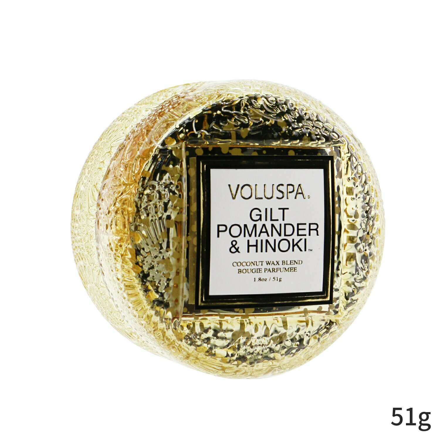 ܥ륹 ɥ Voluspa ե쥰󥹥ɥ  İ Macaron Candle - Gilt Pomander & Hinoki 51g ۡե쥰  ץ쥼 ե 2024 ͵ ֥ 