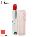 クリスチャンディオール リップスティック Christian Dior 口紅 ディオール アディクト リップ グロウ リバイビング バーム - #015 Cherry 3.2g メイクアップ 落ちにくい 母の日 プレゼント ギフト 2024 人気 ブランド コスメ