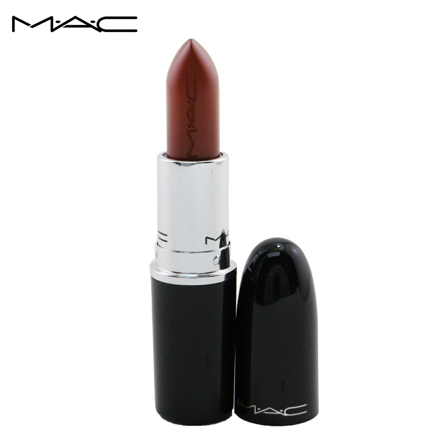 MAC MAC リップスティック 口紅 マック Lustreglass Lipstick - # 543 Posh Pit (Warm Rose Brown Nude) 3g メイクアップ リップ 落ちにくい 母の日 プレゼント ギフト 2024 人気 ブランド コスメ