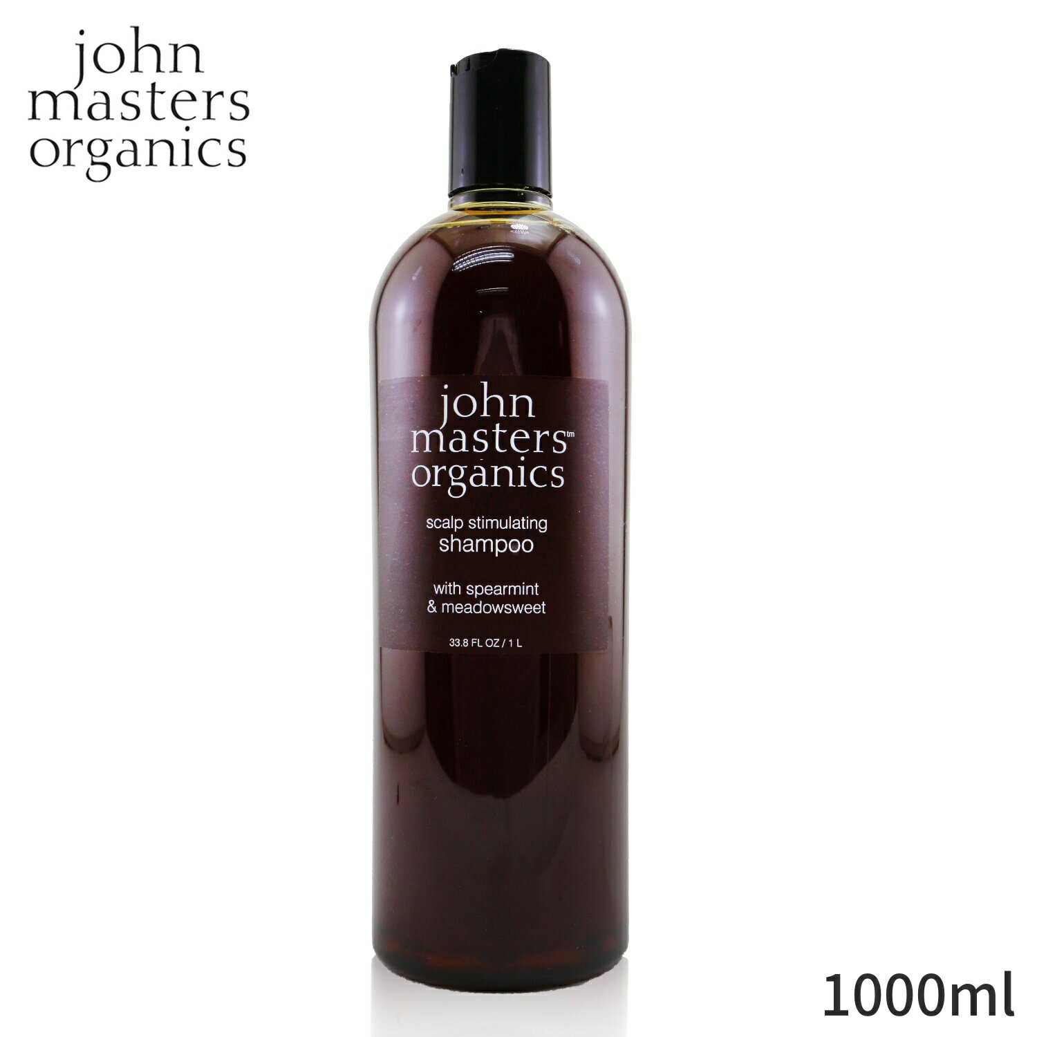 ジョンマスターオーガニック シャンプー John Masters Organics Scalp Stimulating Shampoo with Spearmint & Meadowsweet (Salon Size) 1000ml ヘアケア 母の日 プレゼント ギフト 2023 人気 ブランド コスメ