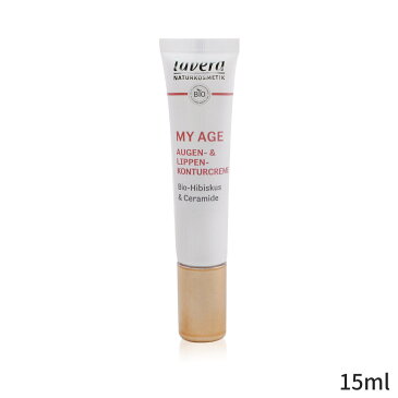 ラヴェーラ アイケア・リップケア Lavera My Age Eye & Lip Contour Cream With Organic Hibiscus Ceramides - For Mature Skin 15ml レディース スキンケア 女性用 基礎化粧品 アイ・リップ 誕生日プレゼント ギフト 人気 ブランド コスメ