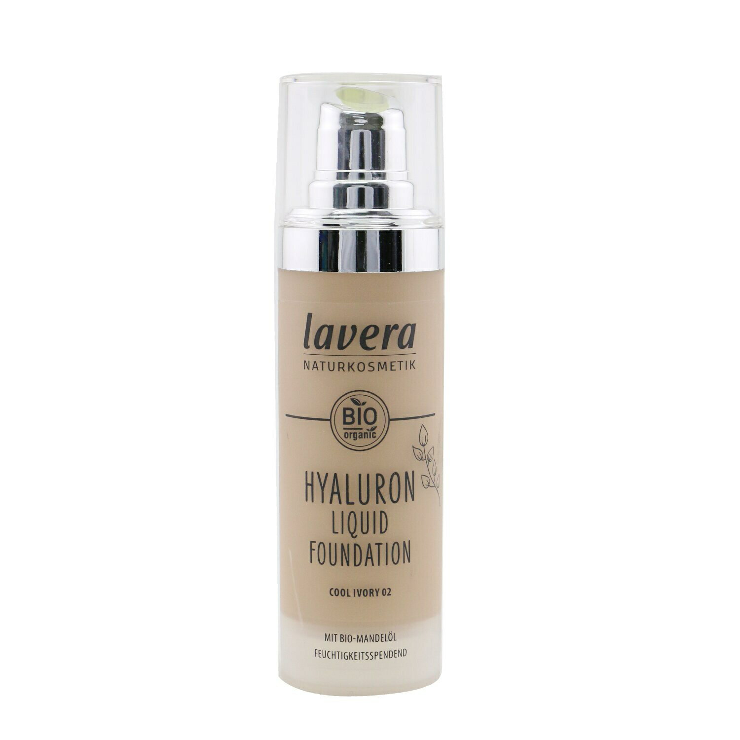 F[ Lbht@f[V Lavera Hyaluron Liquid Foundation - # 02 Cool Ivory 30ml CNAbv tFCX Jo[ ̓ v[g Mtg 2024 lC uh RX