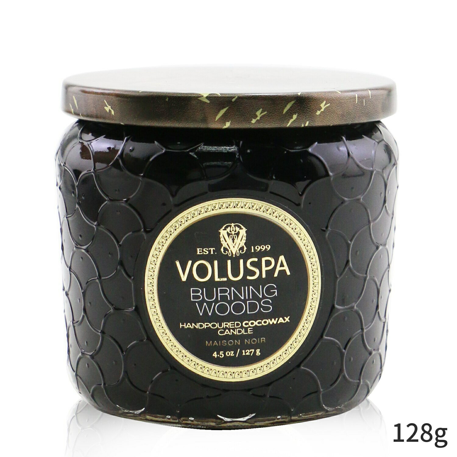 {Xp Lh Voluspa tOXLh   Petite Jar Candle - Burning Woods 128g z[tOX ̓ v[g Mtg 2024 lC uh RX