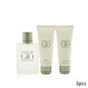 ジョルジオアルマーニ セット コフレ Giorgio Armani ギフトセット Acqua Di Gio Coffret: Eau De Toilette Spray 100ml/3.4oz + All Over Body Shampoo 75ml/2.5oz A/S Balm 3pcs メンズ 男性用 お試し フレグランスセット おしゃれ 父の日