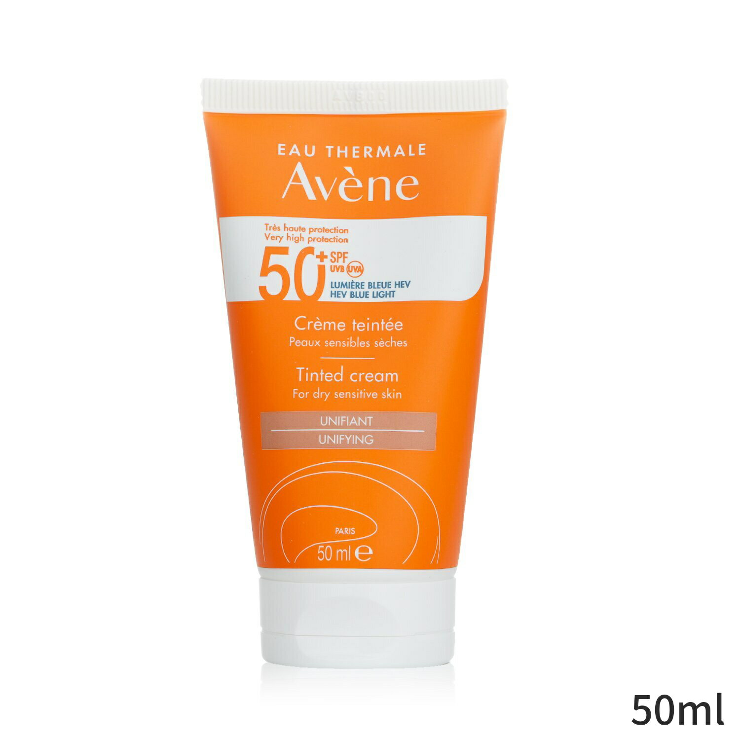 アベンヌ 日焼け止め Avene ベリー ハイ プロテクション ティンテッド クリーム SPF50+ - 乾燥性敏感肌用 50ml レディース スキンケア 女性用 基礎化粧品 UVケア 母の日 プレゼント ギフト 2024 人気 ブランド コスメ