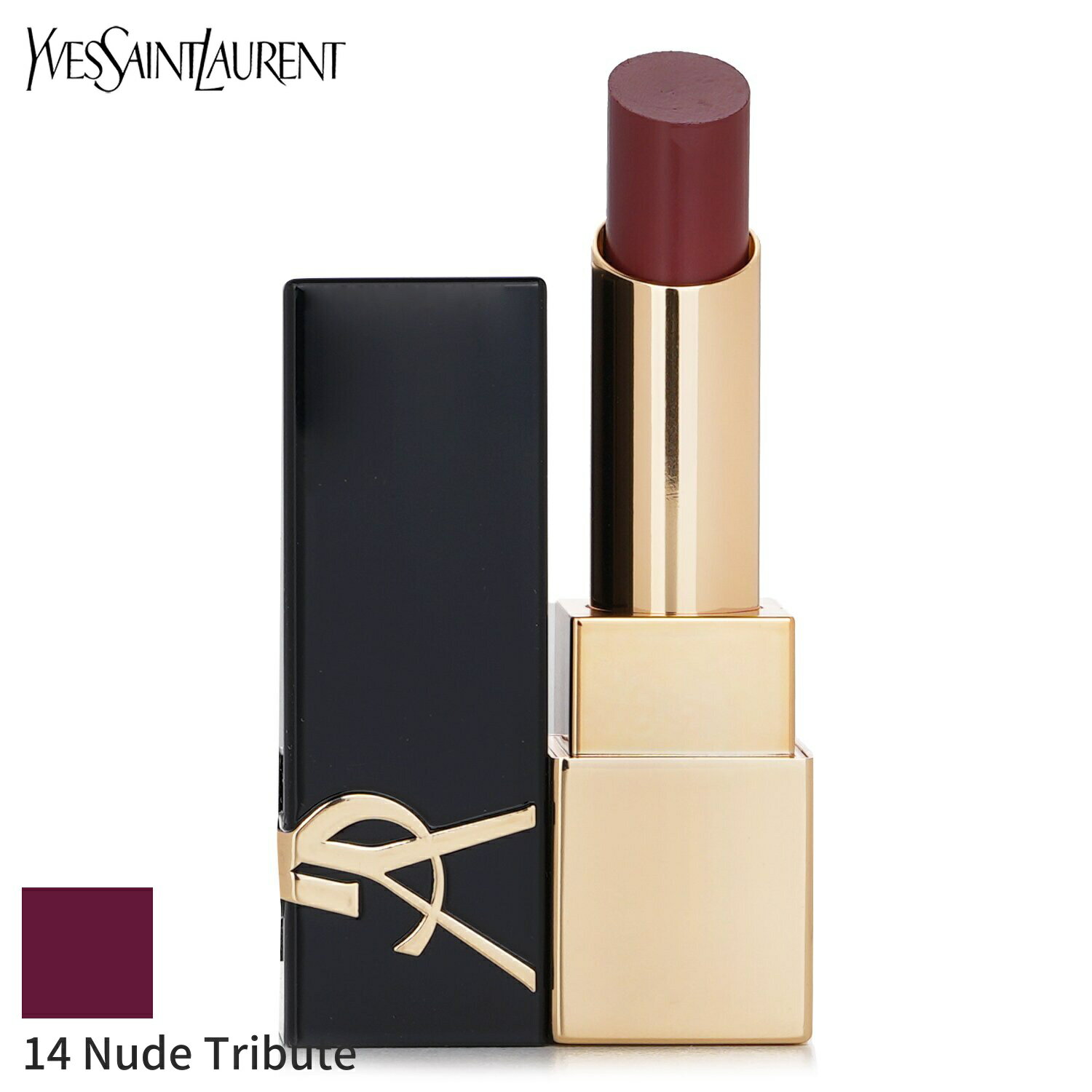 サンローラン イヴサンローラン リップスティック Yves Saint Laurent 口紅 Rouge Pur Couture The Bold Lipstick # 14 Nude Tribute 3g メイクアップ リップ 落ちにくい 母の日 プレゼント ギフト 2024 人気 ブランド コスメ